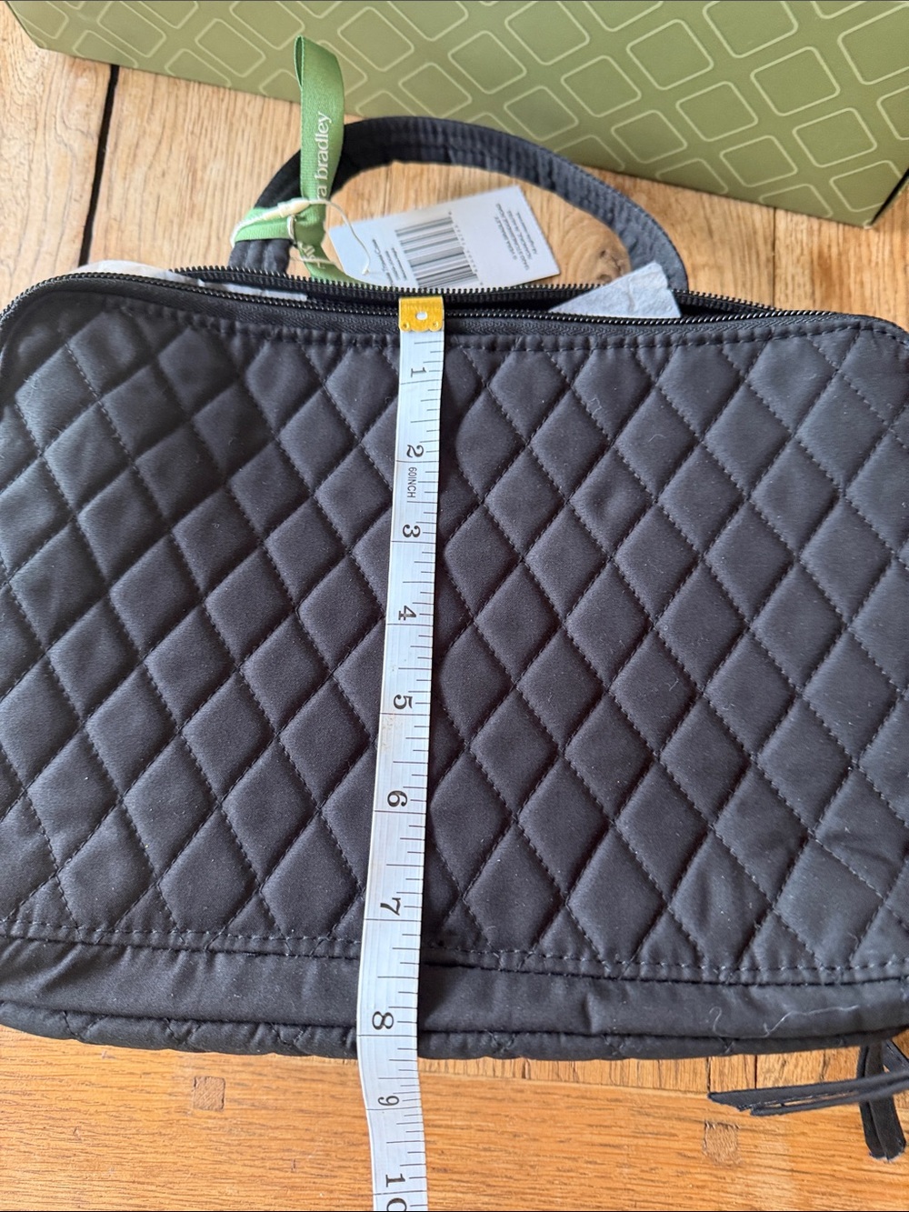Vera Bradley Black Quilted Travel Organizer Ultimate Travel Case NWT - Picture 5 of 7